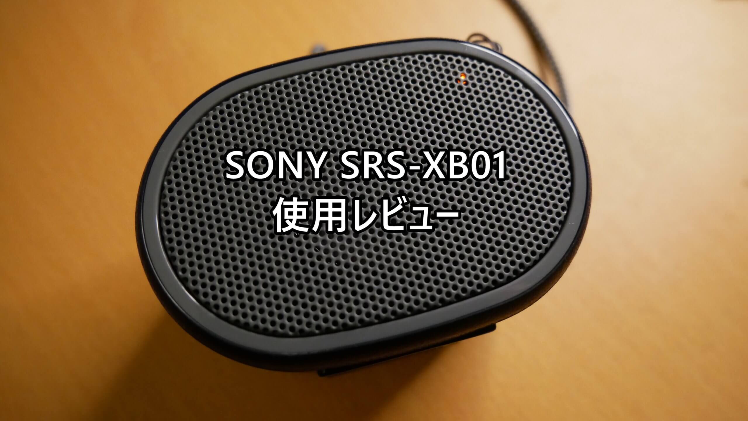 SONY SRS-XB01使用レビュー